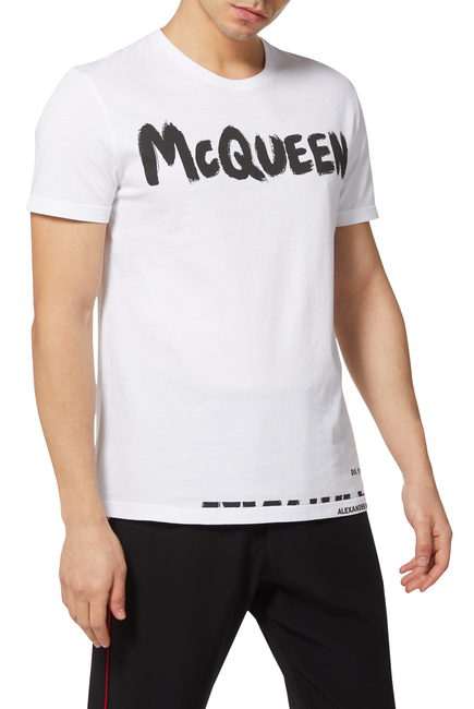 Alexander McQueen Logo Print T-Shirt